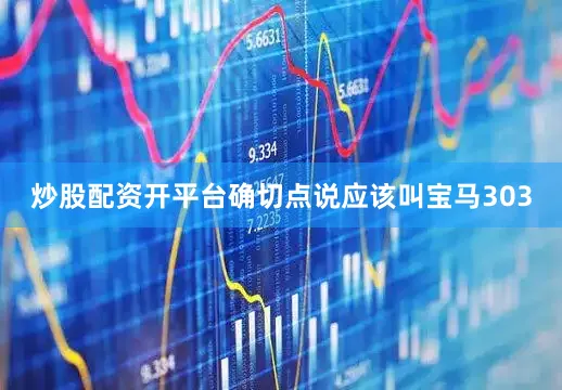 炒股配资开平台确切点说应该叫宝马303